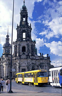 Tower of Hofkirche - Baroque royal church