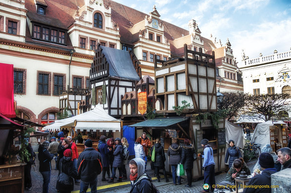 Medieval Christmas market on Naschmarkt