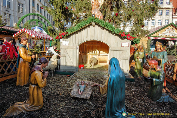 Leipzig Christmas Nativity scene
