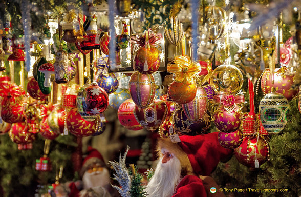 Christmas decorations at the Nuremberg Christmas Market