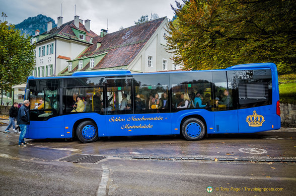 Bus to Neuschwanstein Castle