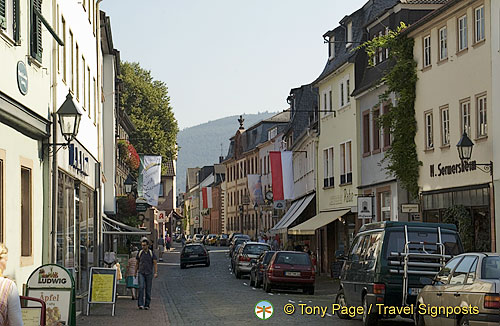 One of the main streets of Miltenberg
