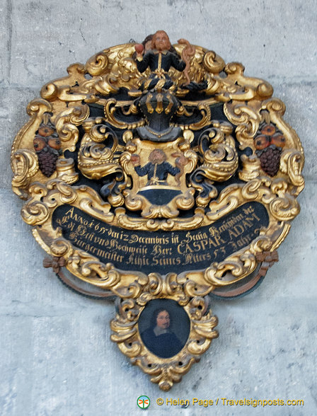 Epitaphs and memorial shields