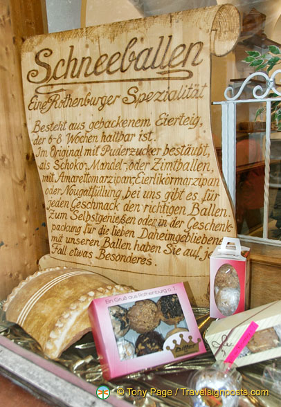 Some information about Rothenburg schneeballen