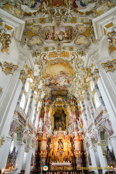 Wieskirche Bavarian rococo interior