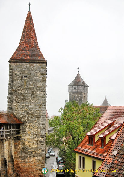 Rothenburg fortification towers