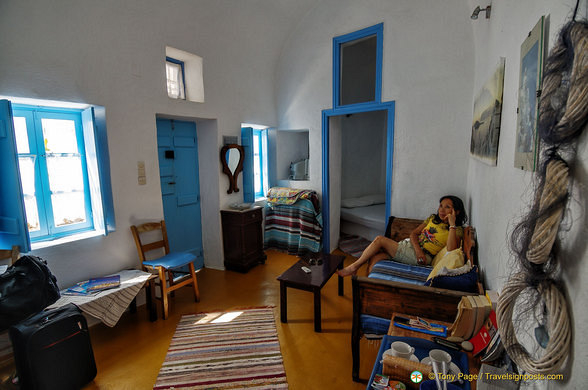 Living room of Aegeas Houses studio