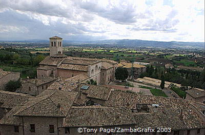 The medieval town of Assisi is heir to the legacy of St Francis who is buried in the Basilica di San Francesco