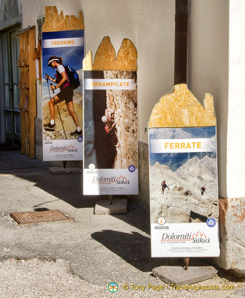 Walking, rock climbing and ski-rock are some of the summer activities