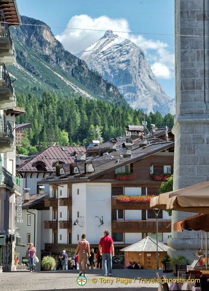 The mighty Dolomites surround Cortina d'Ampezzo