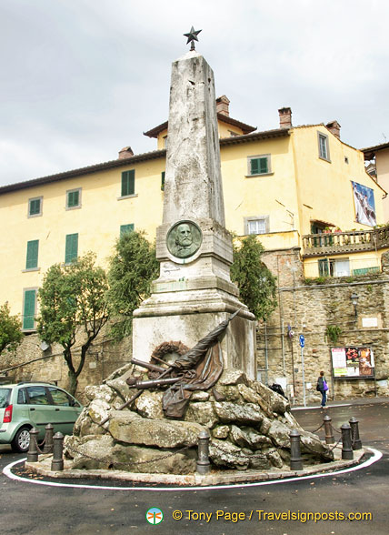 Garribaldi monument in Piazza Garribaldi or “La Carbonaia “ as known by the locals
