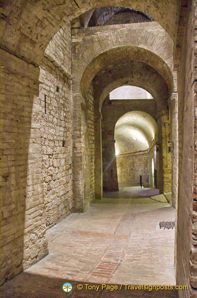 Passageway in Rocca Paolina