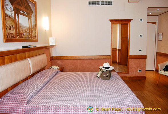 Our Sangallo Palace Hotel room was very spacious