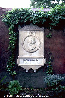 Relief of John Keats