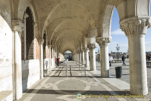 Doge's Palace Southern colonnade