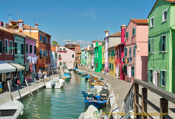 The colourful houses of Burano