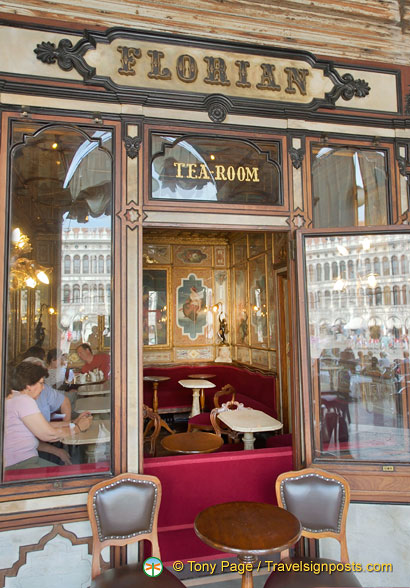 Caffè Florian Tea Room on Piazza San Marco
