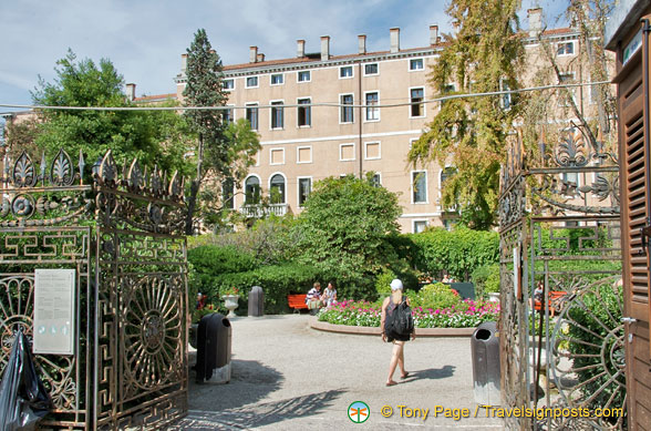 Giardini Reali - one of the few green spaces in Venice