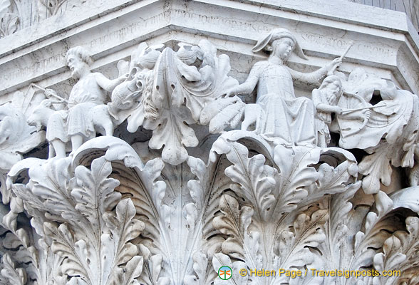 One of the capitals of the Doge's Palace