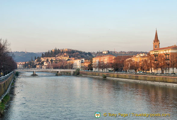 The Adige River is the second longest in Italy, after the Po River