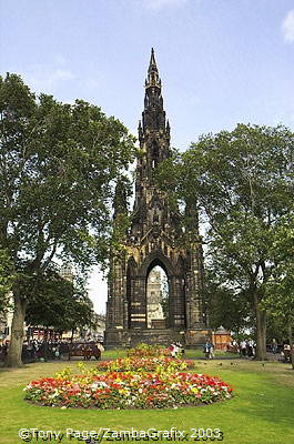 Memorial to Sir Walter Scott, poet and novelist [Edinburgh - Scotland]