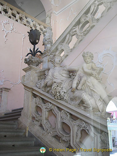 Staircase in town hall, Maribor, Slovenia