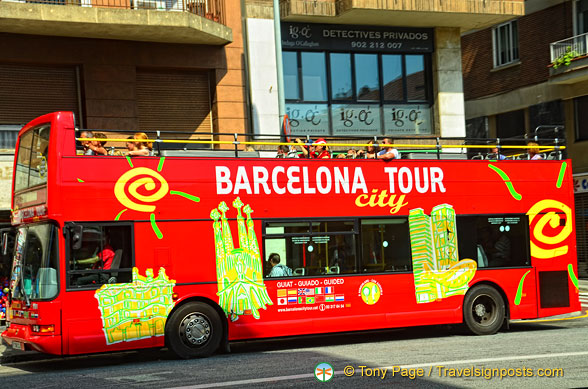 Barcelona sightseeing bus