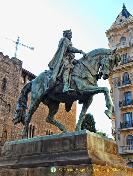 Equestrian statue of Ramon Berenguer III, the Great