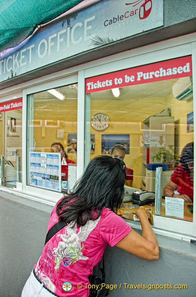 Buying our Gibraltar cable car tickets