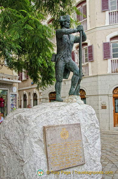 Monument presented to the People of Gibraltar by the Corps of Royal Engineers