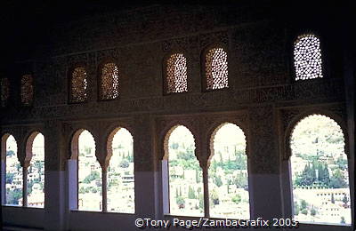 The Alhambra was built under Ismail I, Yusuf I and Muhammad V when the Nasrid Dynasty ruled Granada