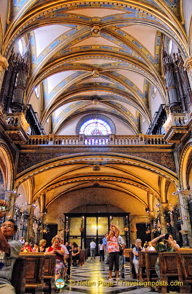 Tony, on the right, taking a shot of the Black Madonna