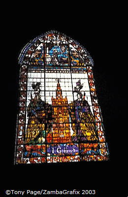 Seville Cathedral - Stained glass window 