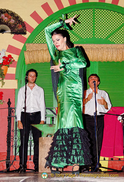 One of the star flamenco dancers
