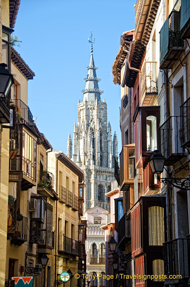 View of the tower of Toledo Cathedral