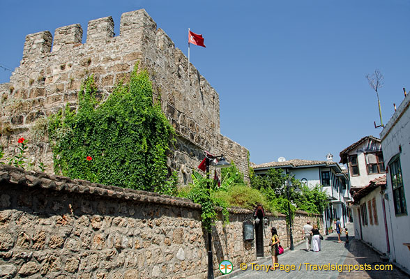 A tower of the old Antalya city wall