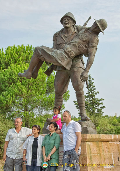 The famous Mehmetçik Memorial