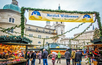 Salzburg Christkindlmarkt at the Domplatz