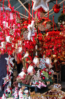 Colourful Christmas decorations