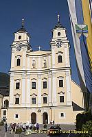 The wedding between Maria and Baron von Trapp was filmed in Basilica St Micahel