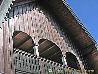 Wooden buildings in Mondsee