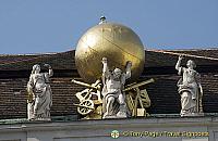 Sculptures on roof of the Austrian National Library
