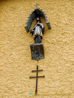 A religious wall decoration