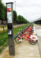 Antwerp's Velo city bikes