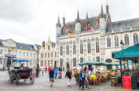 Burg Square was once the political and religious centre of Bruges
