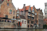 Medieval buildings along the canal