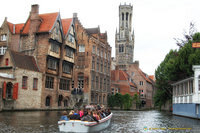 Rozenhoedkaai, one of the most photographed spots in Bruges