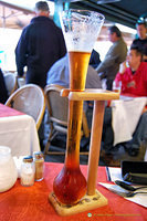 The unique Kwak beer glass