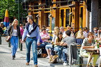 Outdoor cafés in Place Saint-Géry 