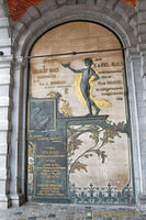 Plaque commemorating the prominent citizens of Brussels